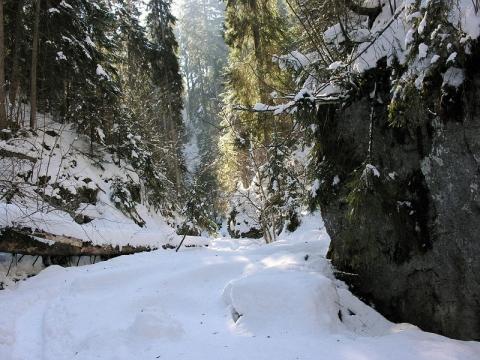 Slovenský raj v zime.